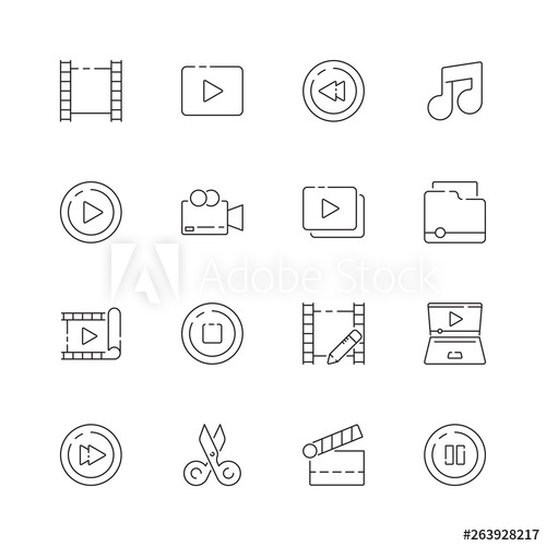 Video Editing Icon Film Movie Production Symbols Cut Editor 500x500 Video Editing Icon Film Movie Production Symbols Cut Editor