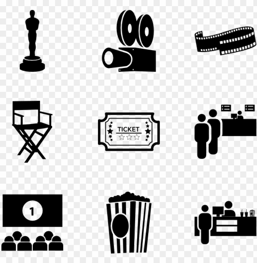 840x859 Cinema Icons