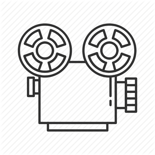 512x512 Film Projector, Film Reel, Movie Projector, Old Movie, Old