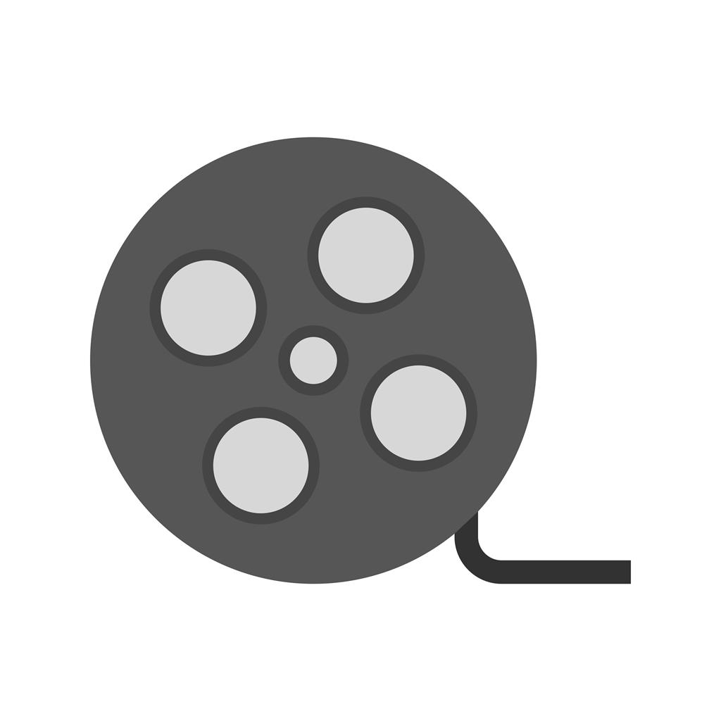 1024x1024 Film Reel Greyscale Icon