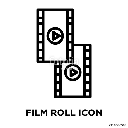 Film Roll Icons Isolated On White Background Modern And Editable 500x500 Film Roll Icons Isolated On White Background Modern And Editable