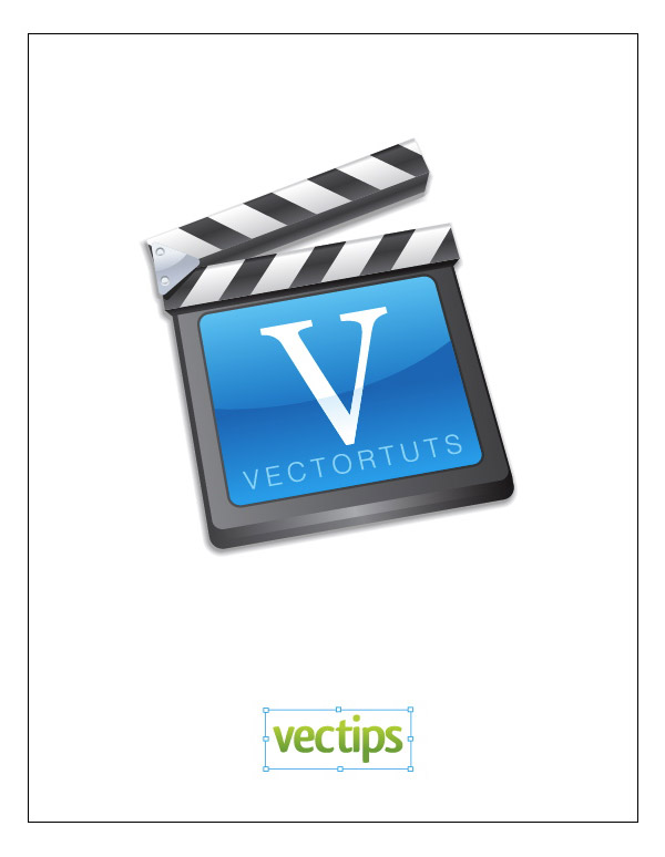 600x774 Create A Vector Film Slate Icon