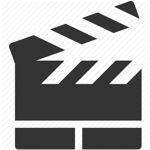 512x512 Cinema, Film, Media, Movie, Multimedia, Slate, Video Icon
