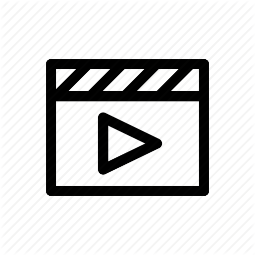 512x512 Clapboard, Film Slate, Graphic, Motion, Movie, Video Icon