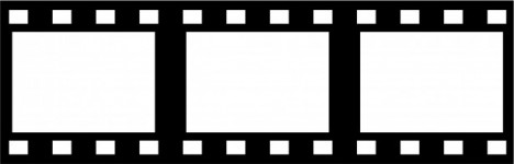 468x150 Film Strip Icon Free Stock Photo