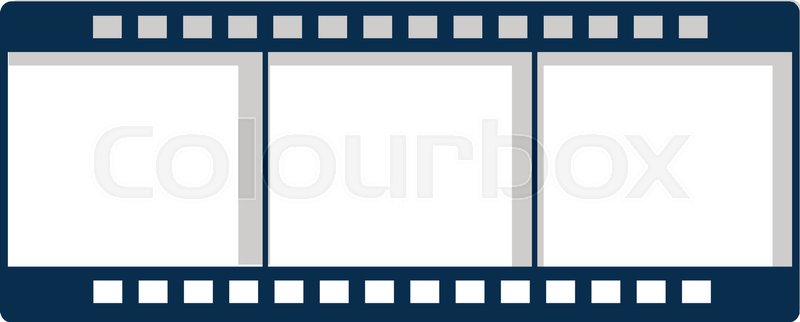 800x322 Film Strip Icon Cartoon Illustration Stock Vector Colourbox