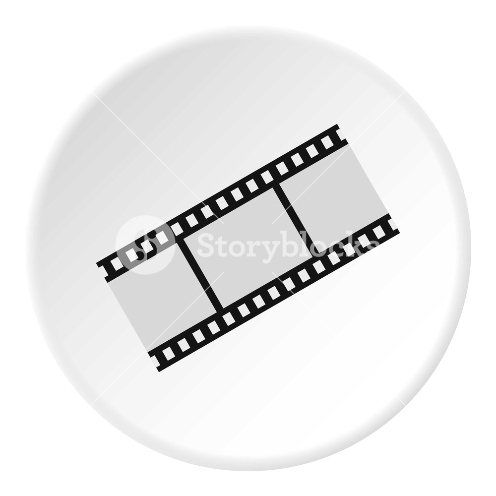 1000x1000 Film Strip Icon Flat Illustration Of Film Strip Icon For Web