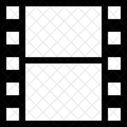 256x256 Filmstrip Icon Of Line Style