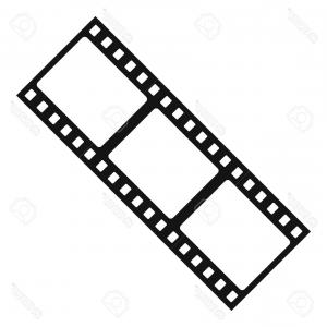 300x300 Photostock Vector Film Strip Icon Simple Illustration Of Film