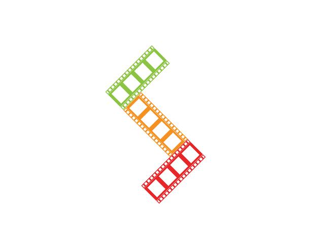 613x490 Film Strip Icon Vector Illustration Template