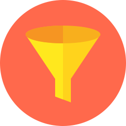 256x256 Filter Icon Flat