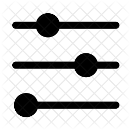 256x256 Filter Icon Of Glyph Style