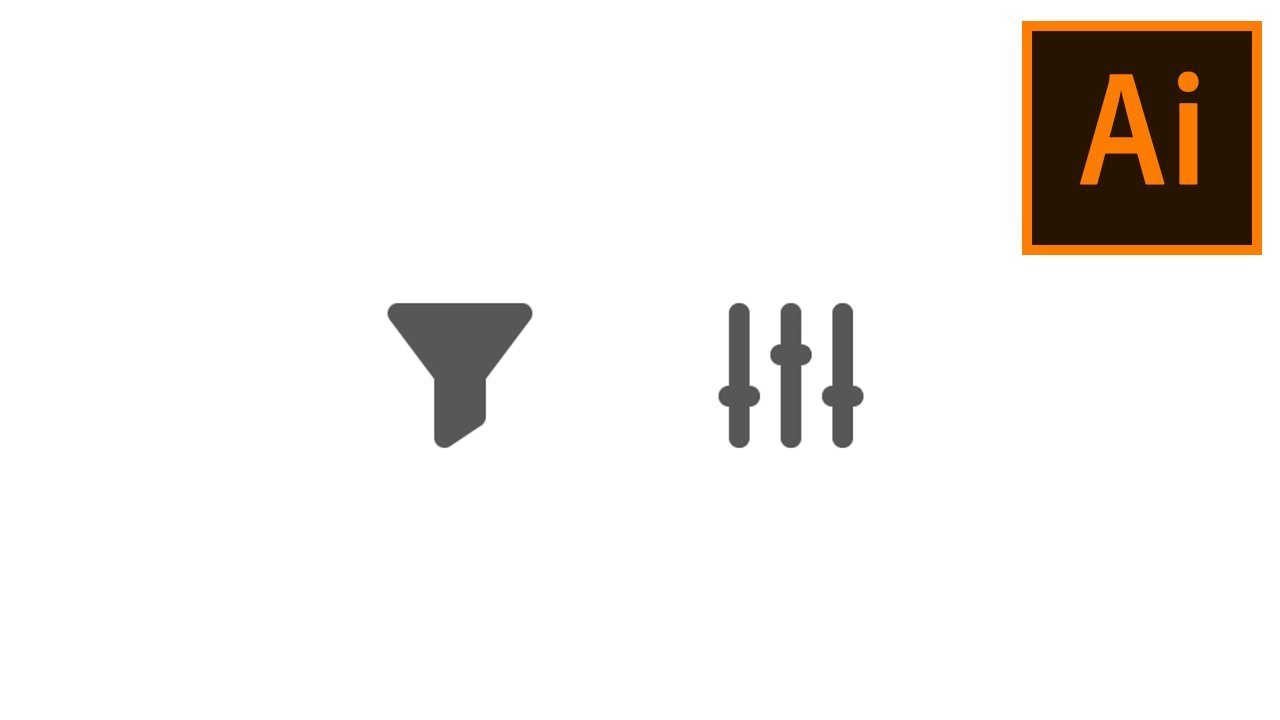 1280x720 How To Make A Filter Icon Adobe Illustrator