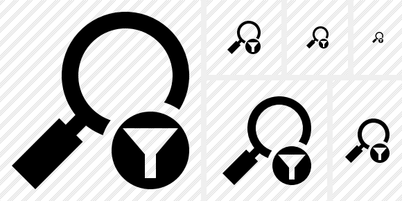 580x290 Search Filter Icon Symbol Black Professional Stock Icon And Free