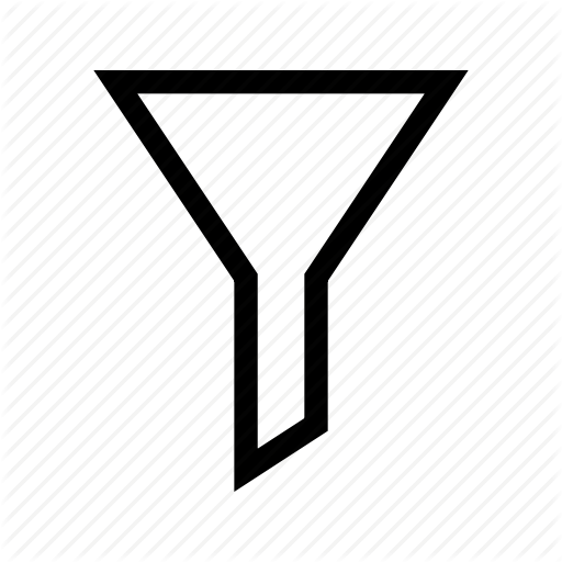 512x512 Conversion, Filter, Funnel, Sort Icon