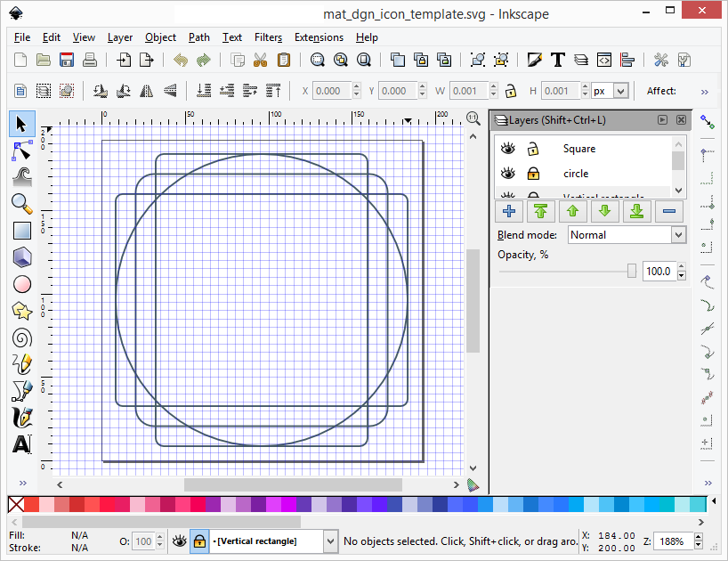 818x630 Template For Creating Android Material Design