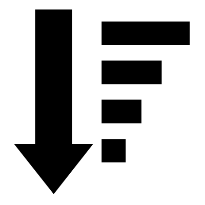 400x400 Ascending Filter Icon