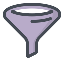 256x256 Sales Funnelfilled Filter Icons