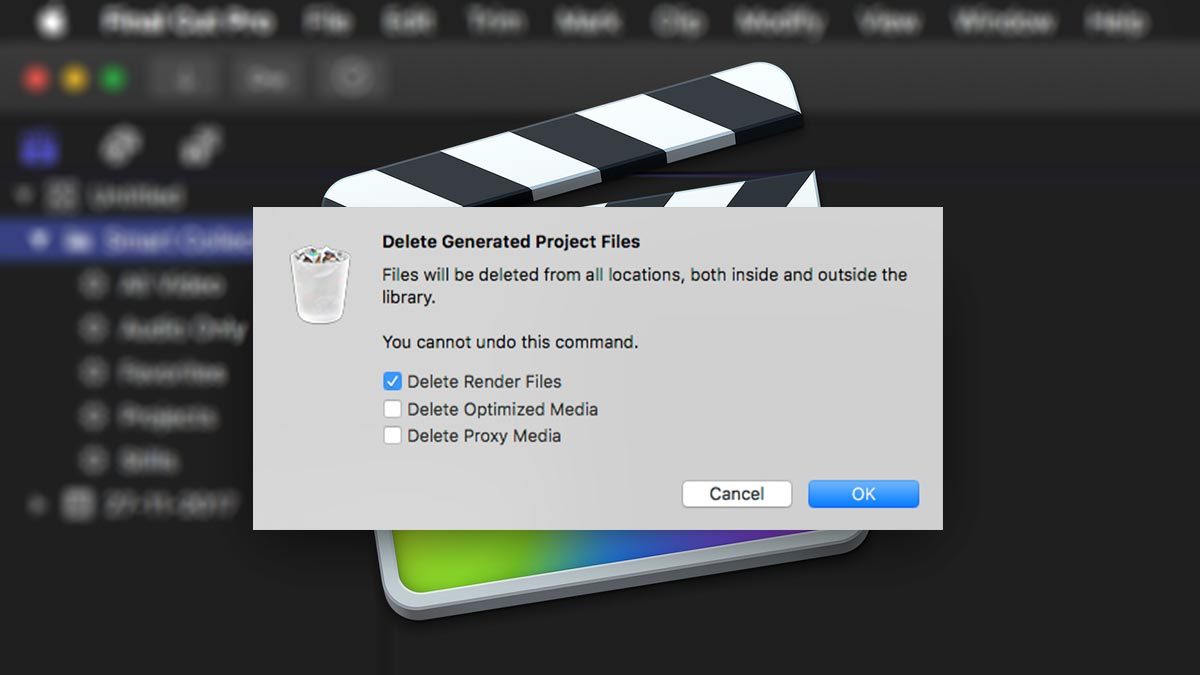 1200x675 How To Delete Final Cut Pro X Renders Project Or Library Wide