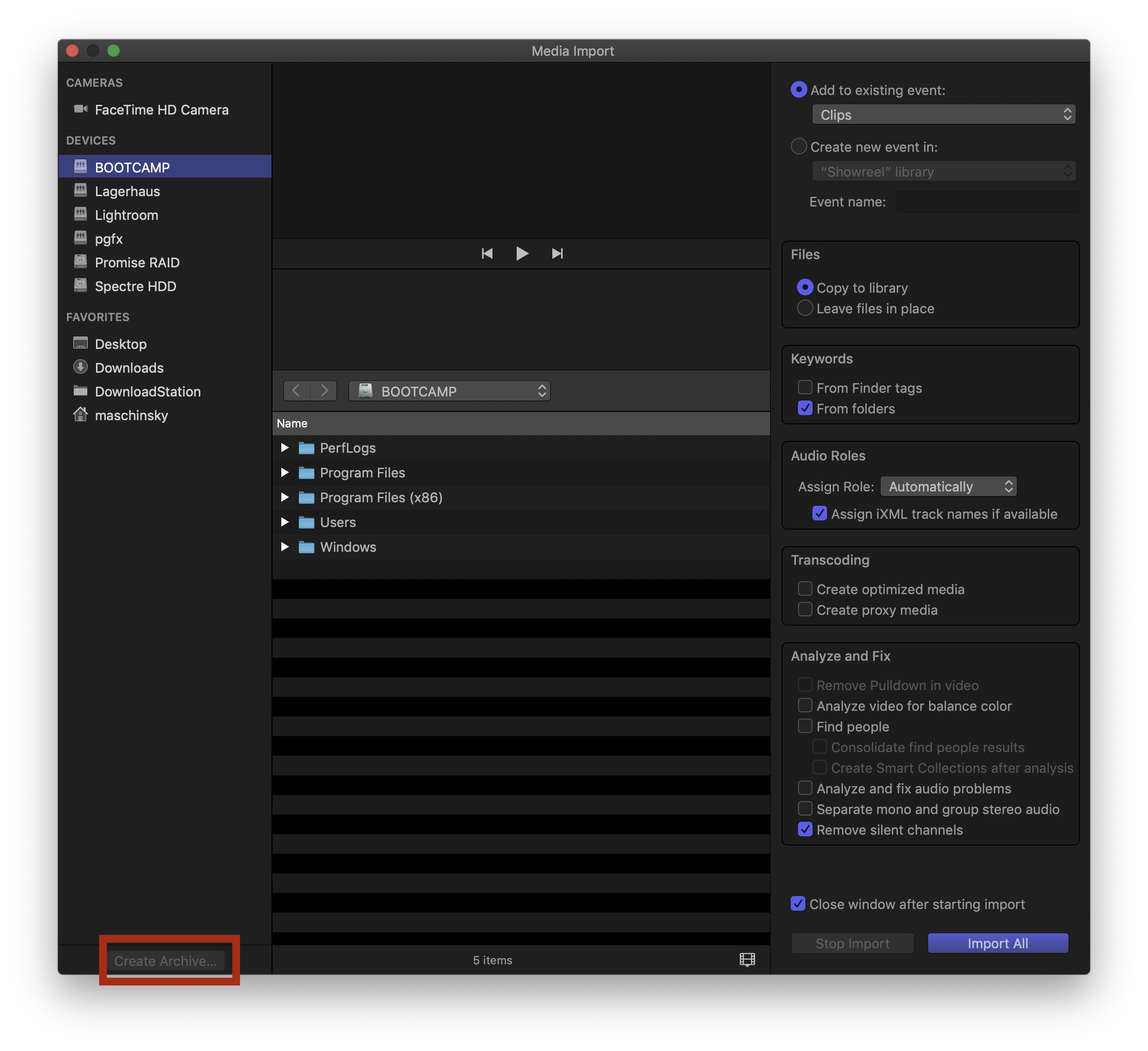 2224x2036 Apple Final Cut Pro X Camera Media Tutorial Part
