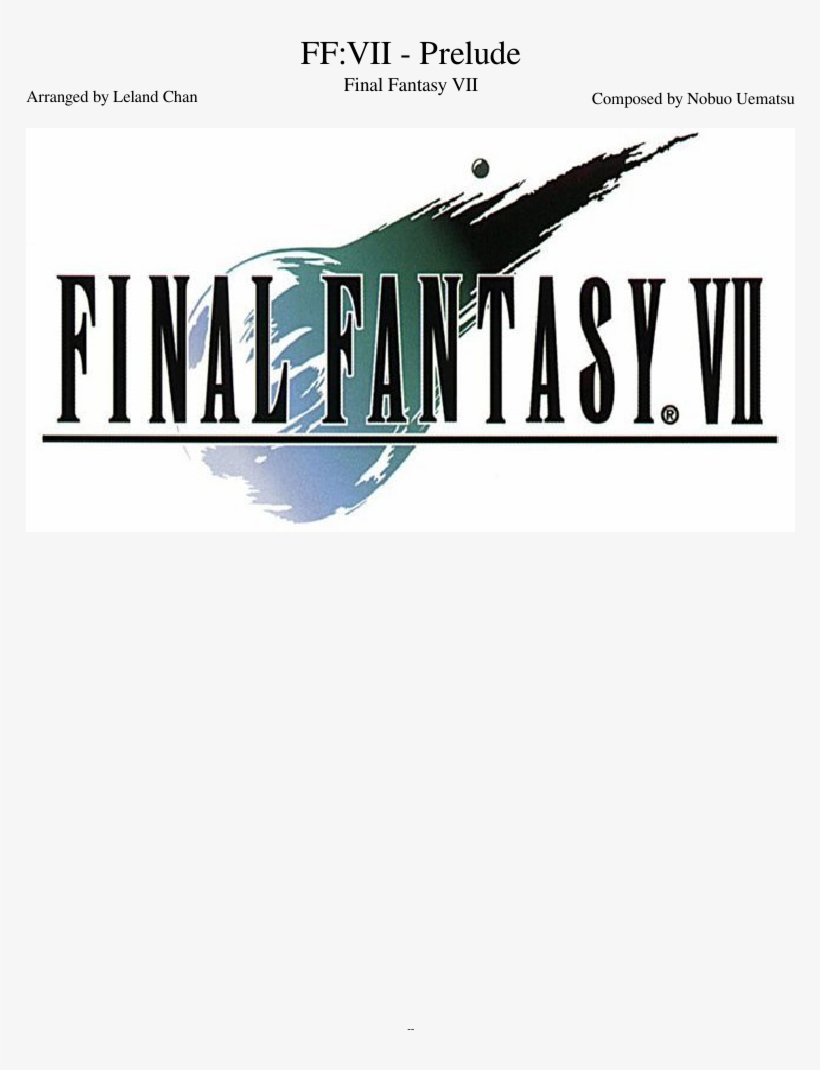 820x1070 Prelude Sheet Music Composed