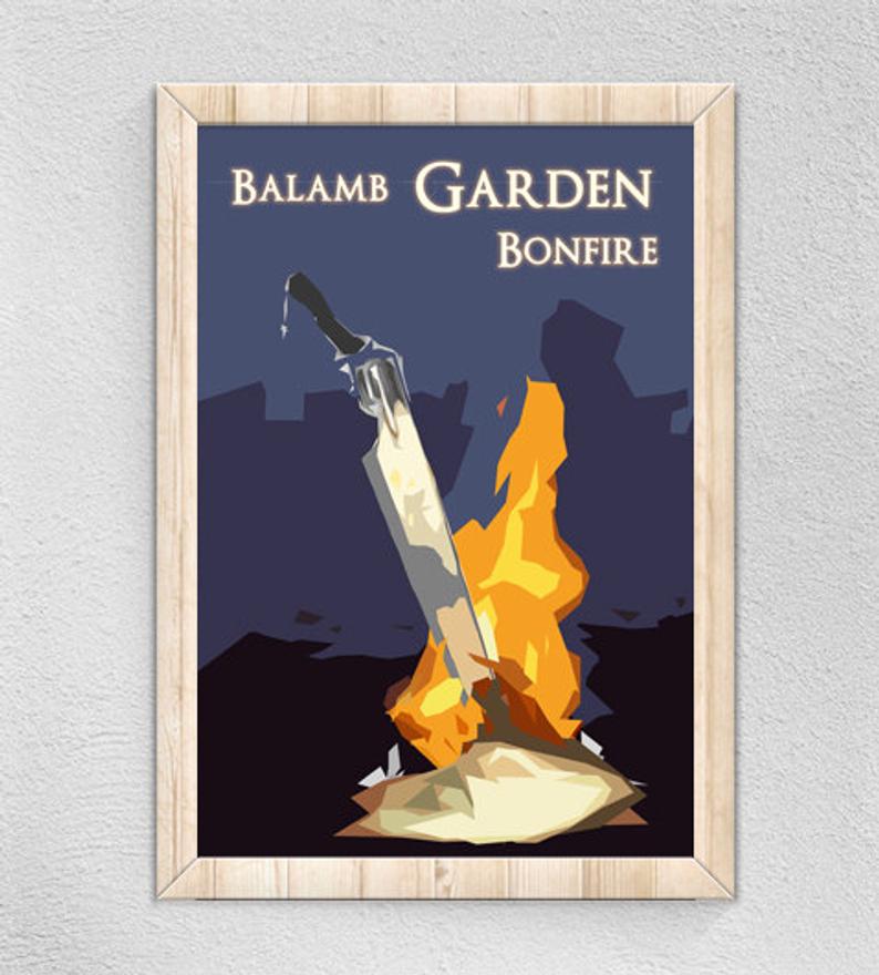 Final Fantasy Crossover Parody Minimalist Low Poly Art Print Etsy 794x880 Final Fantasy Crossover Parody Minimalist Low Poly Art Print Etsy