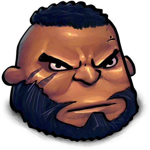 512x512 Final Fantasy Barret Wallace Icon Ultrabuuf Iconset Mattahan