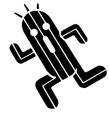 379x400 Final Fantasy Cactuar Icon Cool Vinyl Car Window Truck Sticker