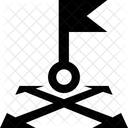 256x256 Final Destination Icon Of Glyph Style