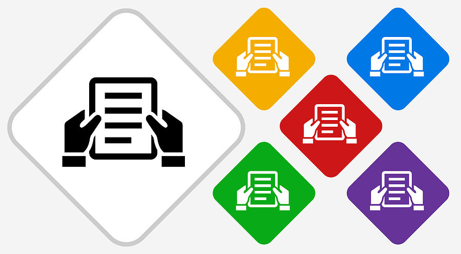 900x495 Final Document Color Diamond Vector Icon