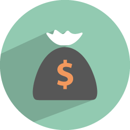 256x256 Dollar Collection Icon Flat Finance Iconset Graphicloads