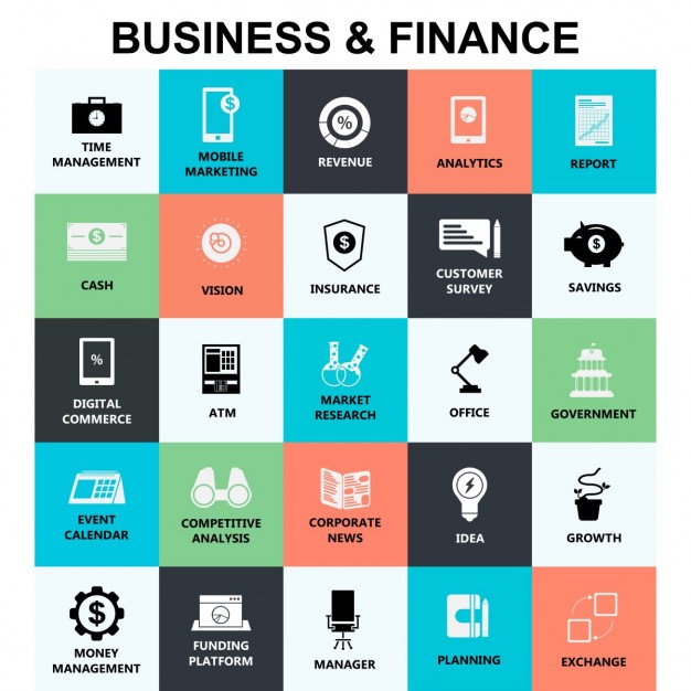 626x626 Business And Finance, Icons Vector Free Download