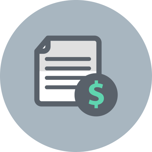 512x512 Business, Document, Dollar, File, Finance Icon