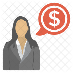 256x256 Financial Advisor Icon Of Flat Style