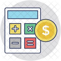 256x256 Financial Planning Icon Of Colored Outline Style