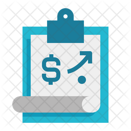 256x256 Financial Planning Icon Of Flat Style