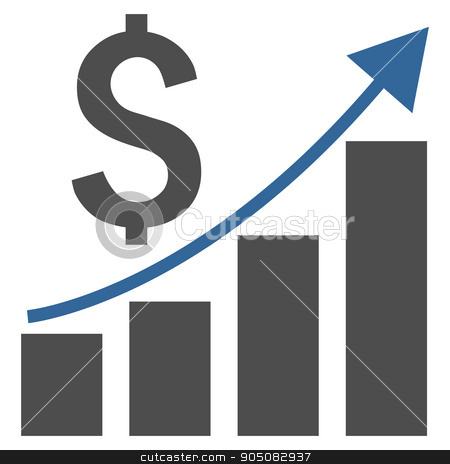 450x464 Financial Report Flat Vector Icon Stock Vector