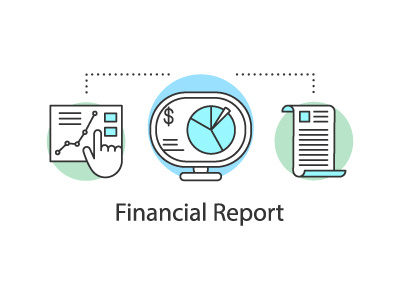 400x300 Financial Report Concept Icon