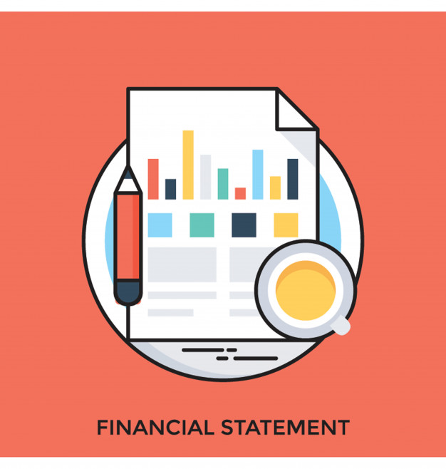 626x658 Financial Statement Flat Vector Icon Vector Premium Download
