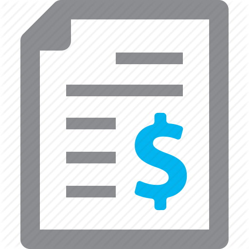 512x512 Bill, Financial Report, Invoice, Receipt Icon