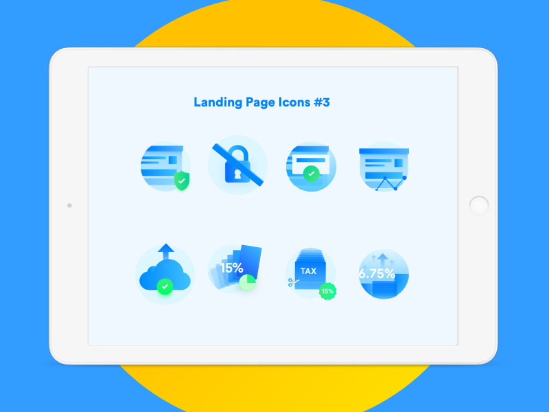 800x600 Financial Services Icons Set