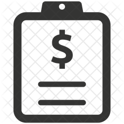 256x256 Financial Statement Icon Of Glyph Style