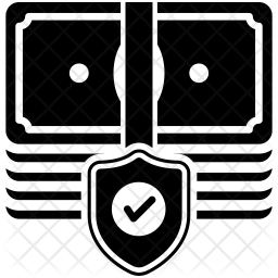 256x256 Cash Secured Financing Icon Of Glyph Style