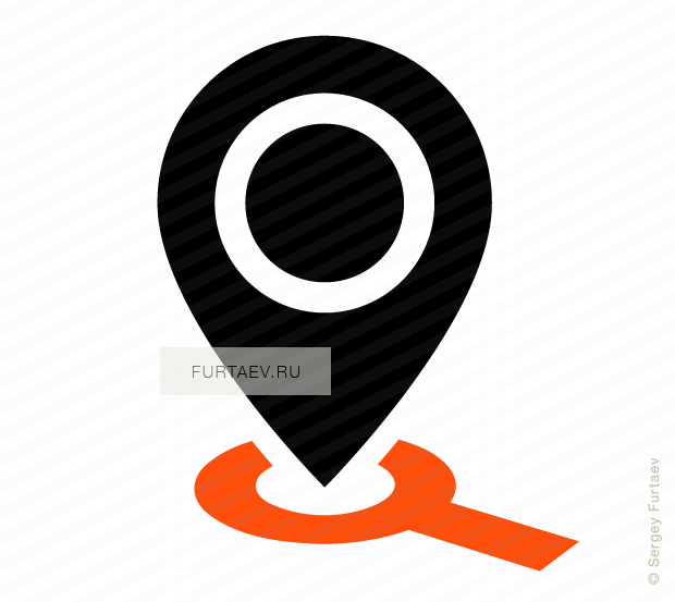 620x553 Find Location Vector Icon