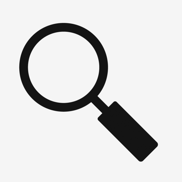 640x640 Vector Search Icon, Search Icon, Find Icon, Magnifying Glass Icon