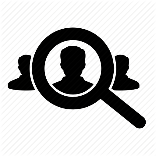 512x512 Find, Group, Magnifier, Men, Person, Target, User Icon