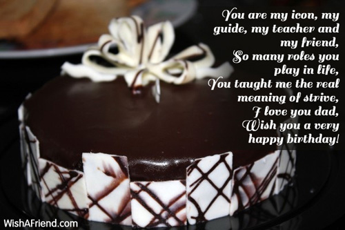 500x333 You Are My Icon, My Guide,, Birthday Wish For Dad