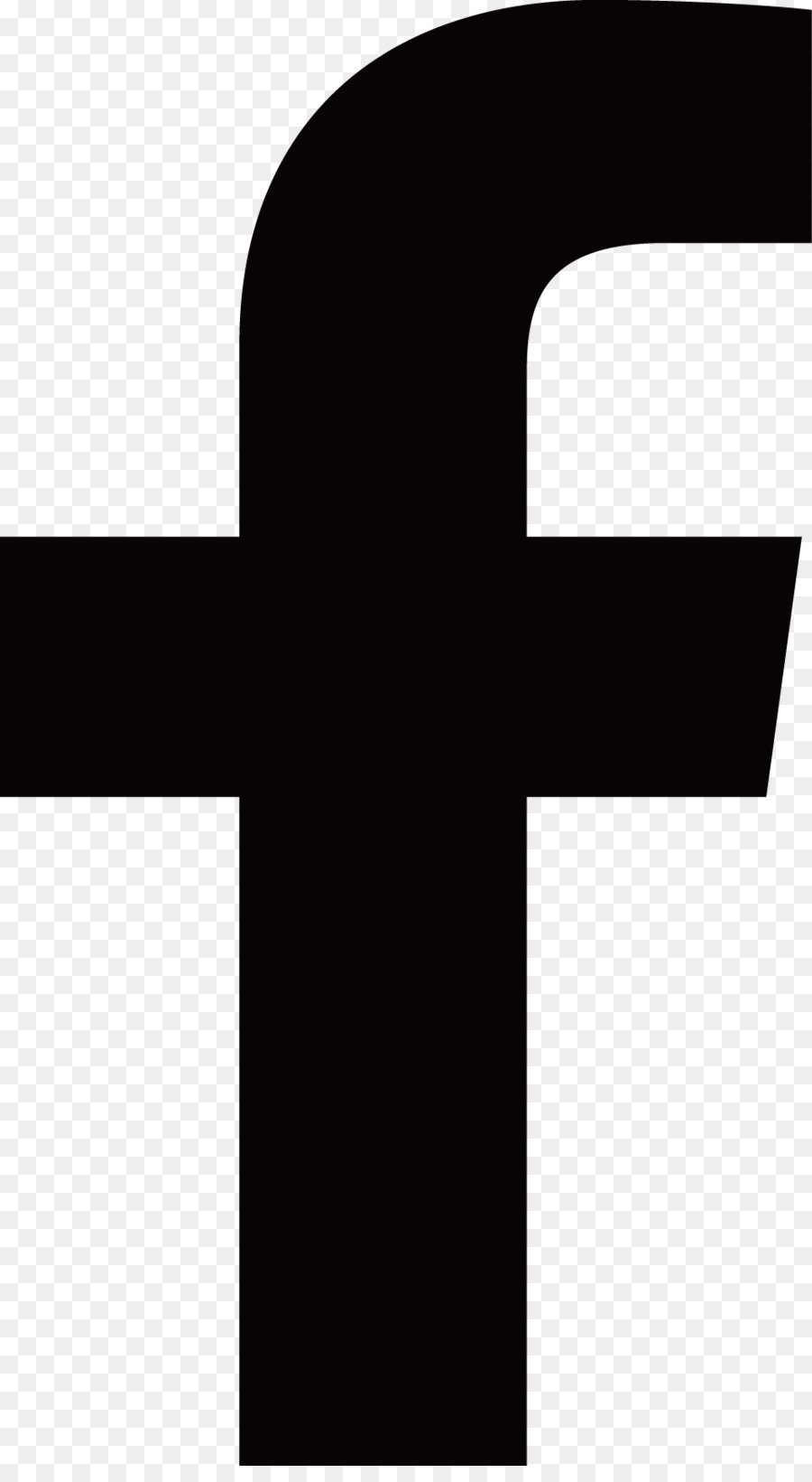 900x1640 Black Facebook Icon Png Images