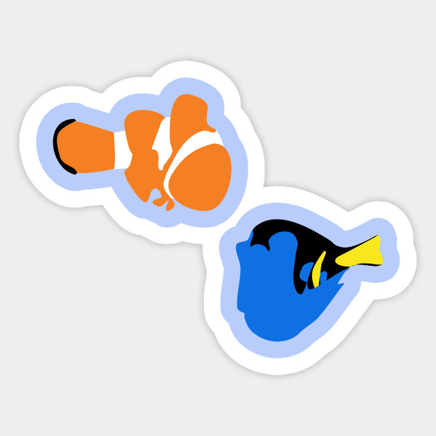 630x630 Dory And Marlin Finding Nemo Minimalist Design