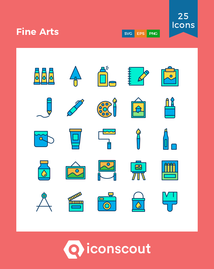 735x926 Fine Arts Icon Pack